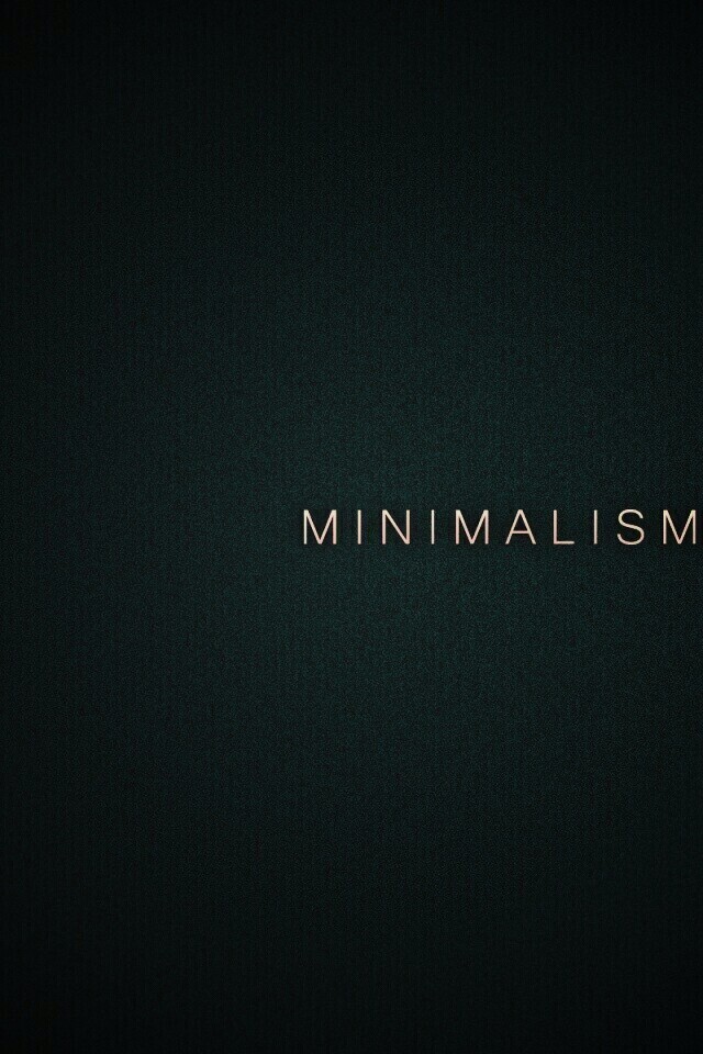 Минимализм обои