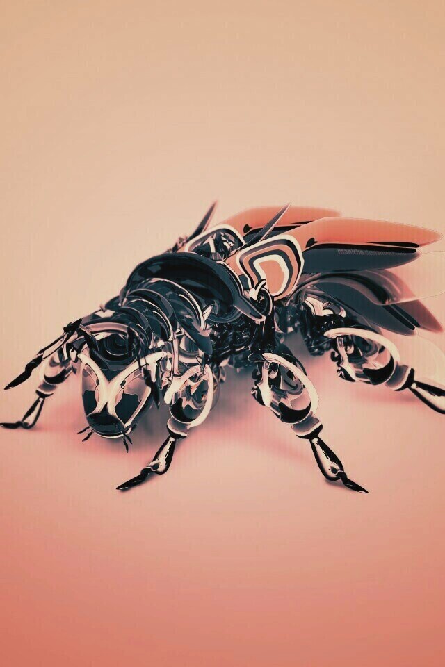 Кибер муха обои