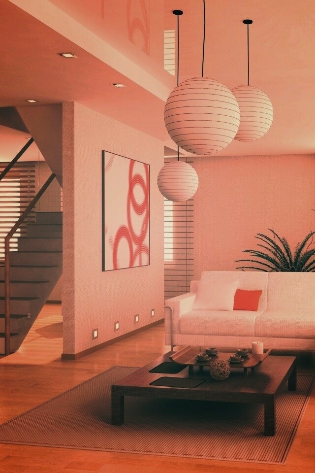 Китайская гостинная обои