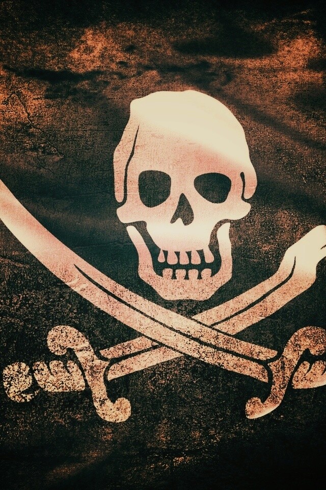 Пиратский флаг обои