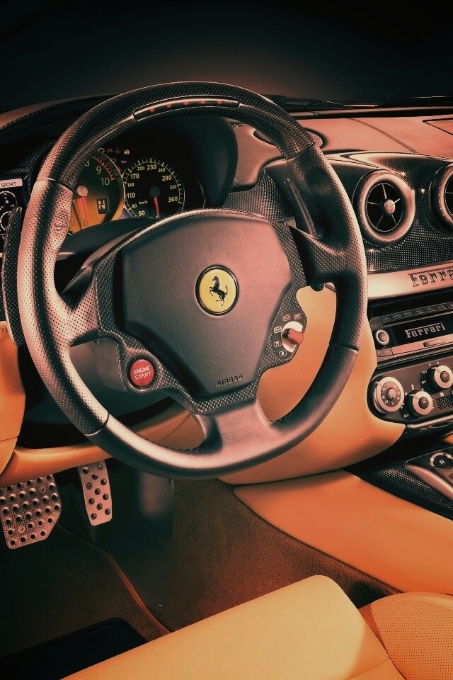 Салон феррари обои