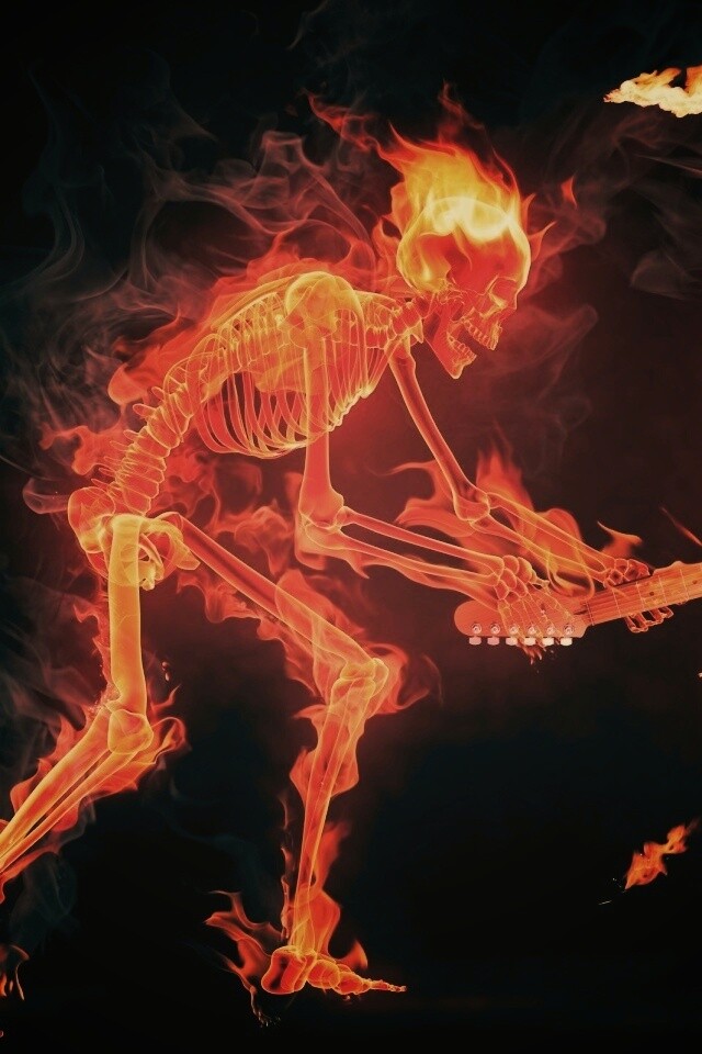 Музыка, пробирающая до костей обои