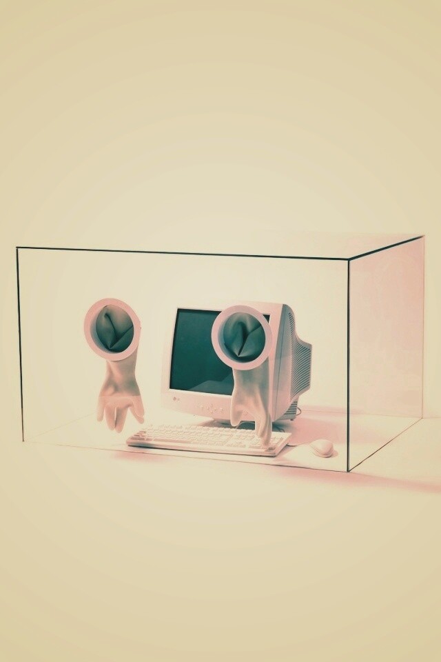 Зараженный компьютер обои