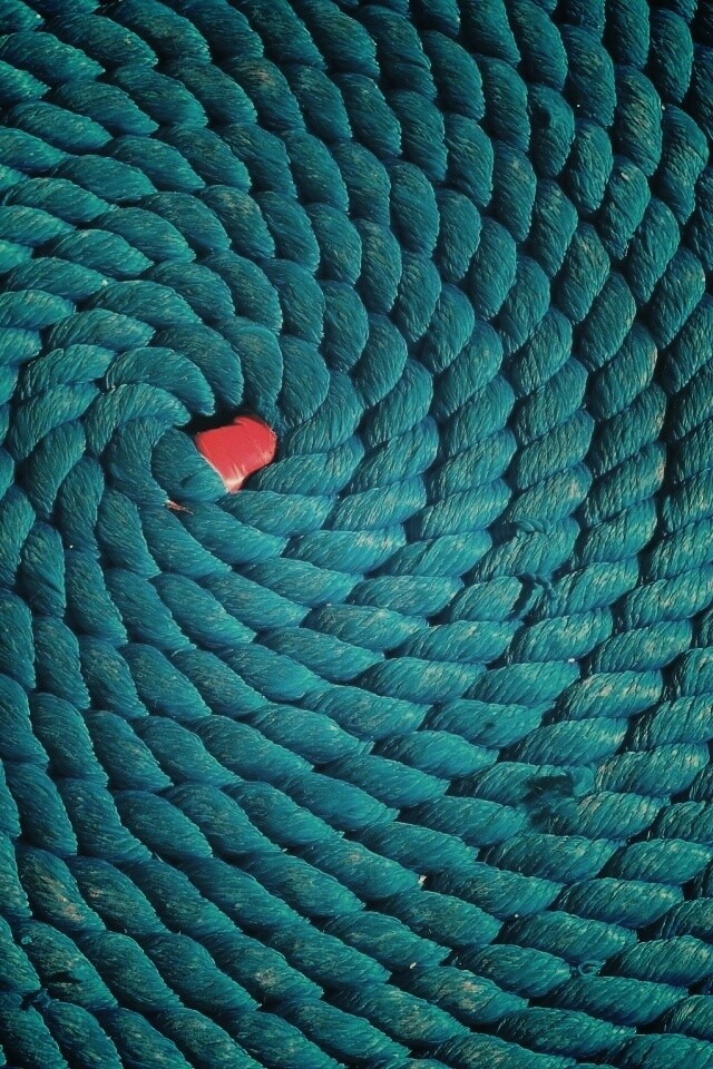 Голубой канат обои