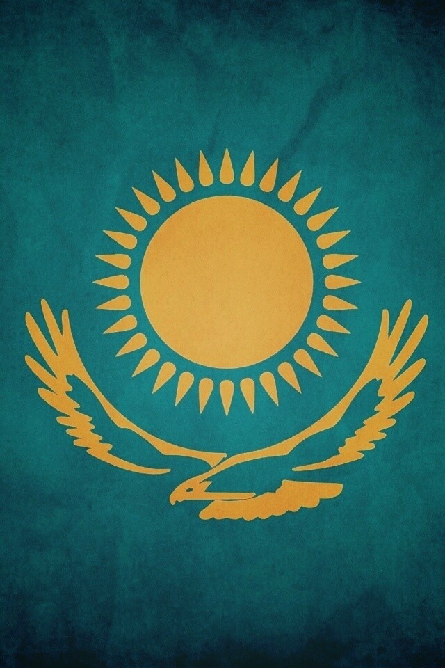 Флаг Казахстана обои