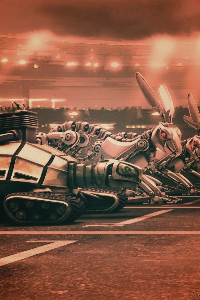 Роботы на старте обои