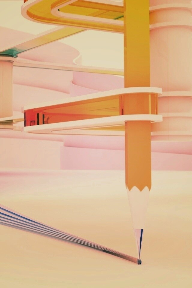 Фантазия карандаша обои