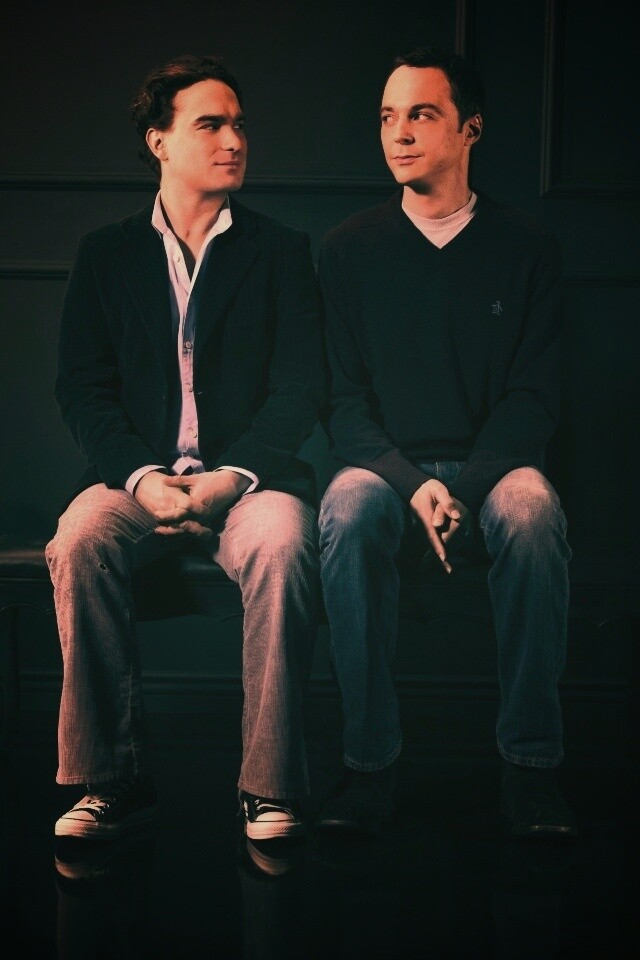 Шелдон Купер и Леонард Хофстедер обои