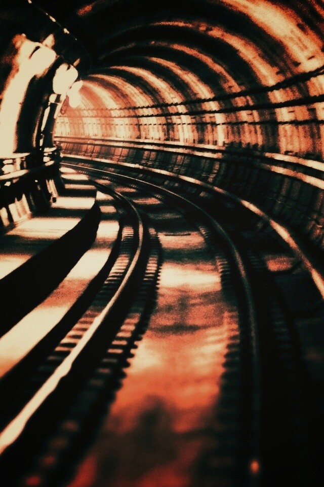 Тоннель метро обои