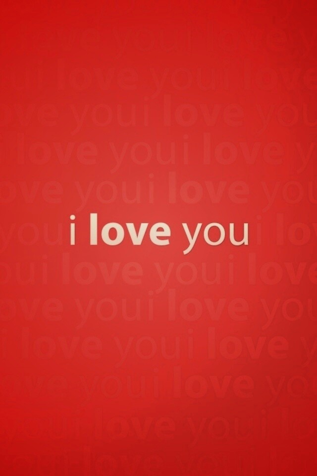Я люблю тебя обои