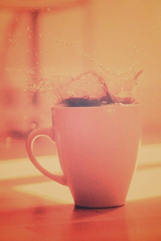 Кофейный всплеск обои