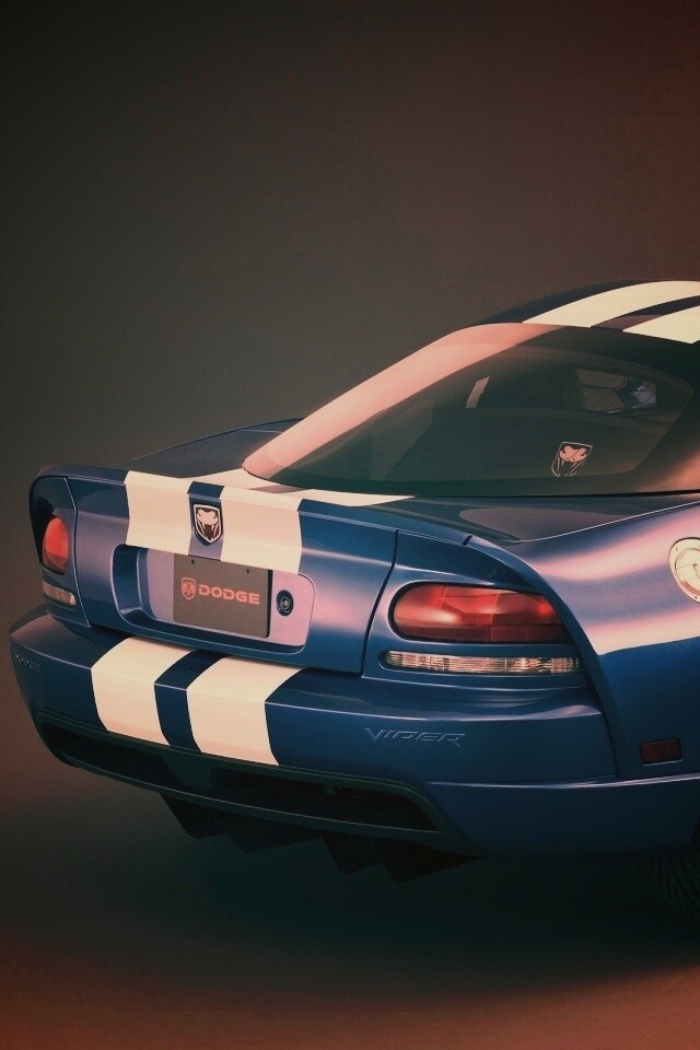 Синий Dodge Viper обои
