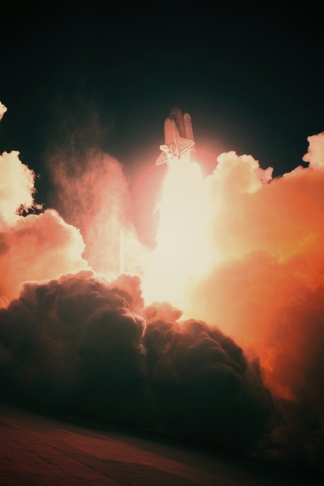 Взлет шатла обои