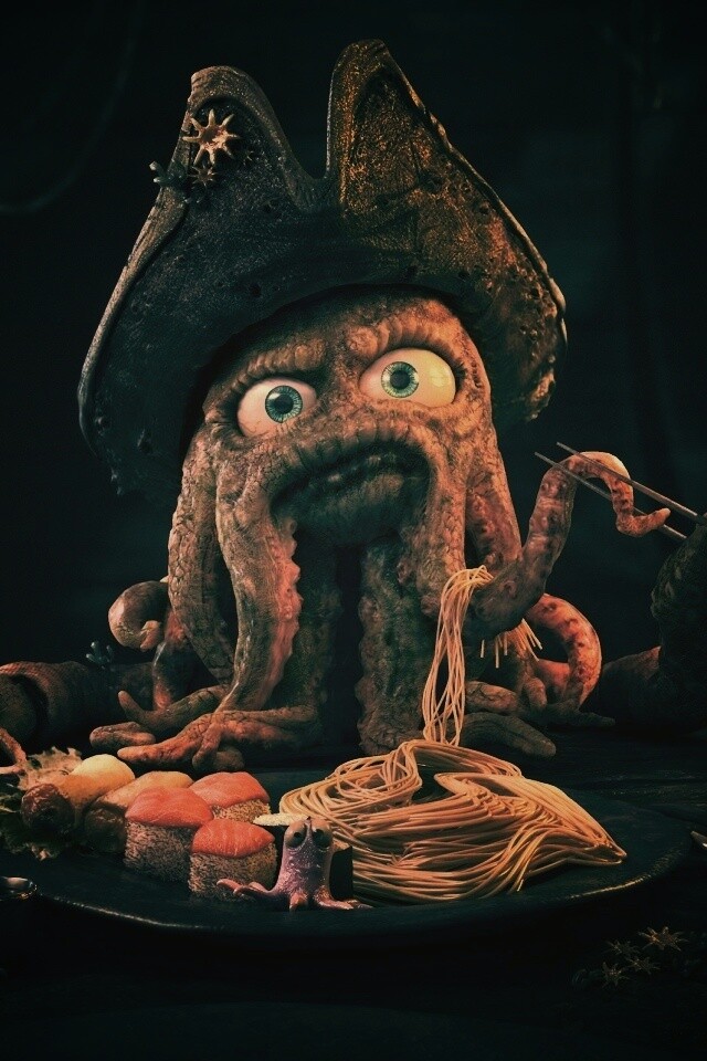 Мультяшный Дэви Джонс обои