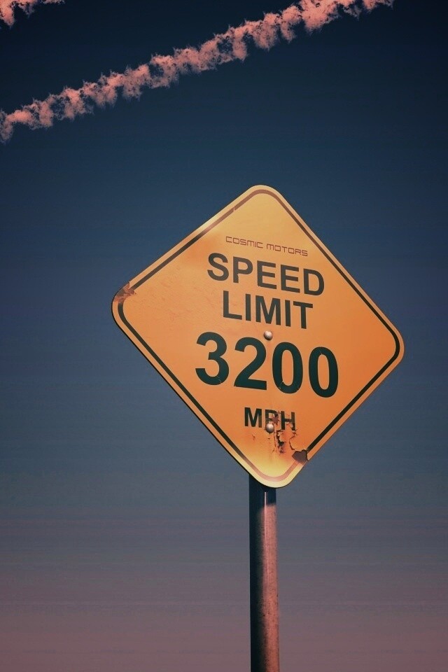 Знак ограничения скорости обои