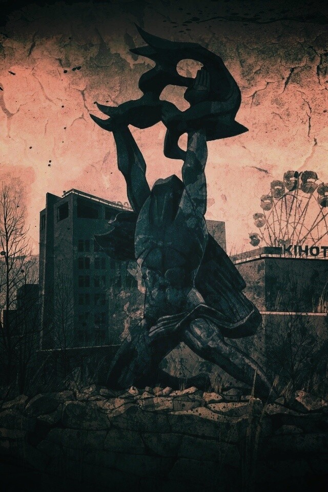 Памятник в Припяти обои