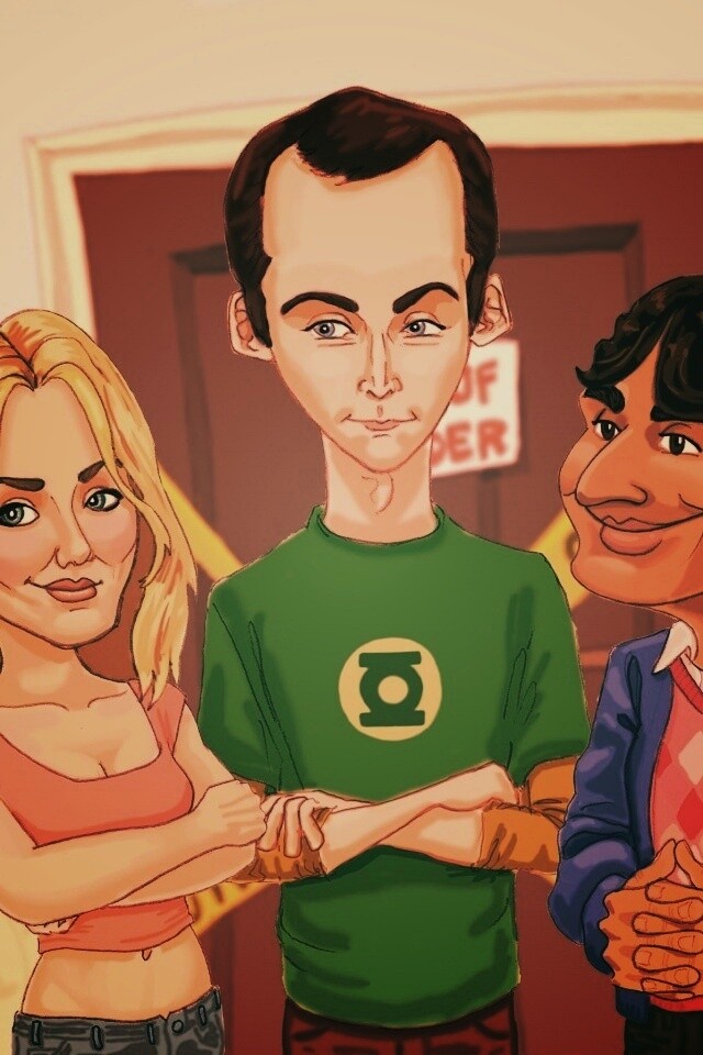 Теория большого взрыва (рисунок) обои