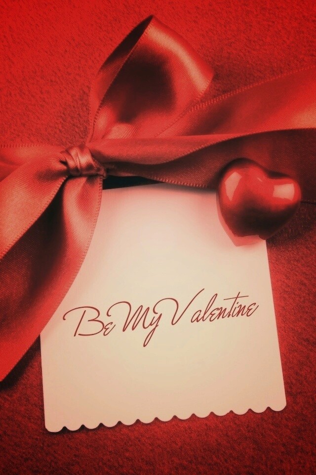 Открытка на день Святого Валентина обои