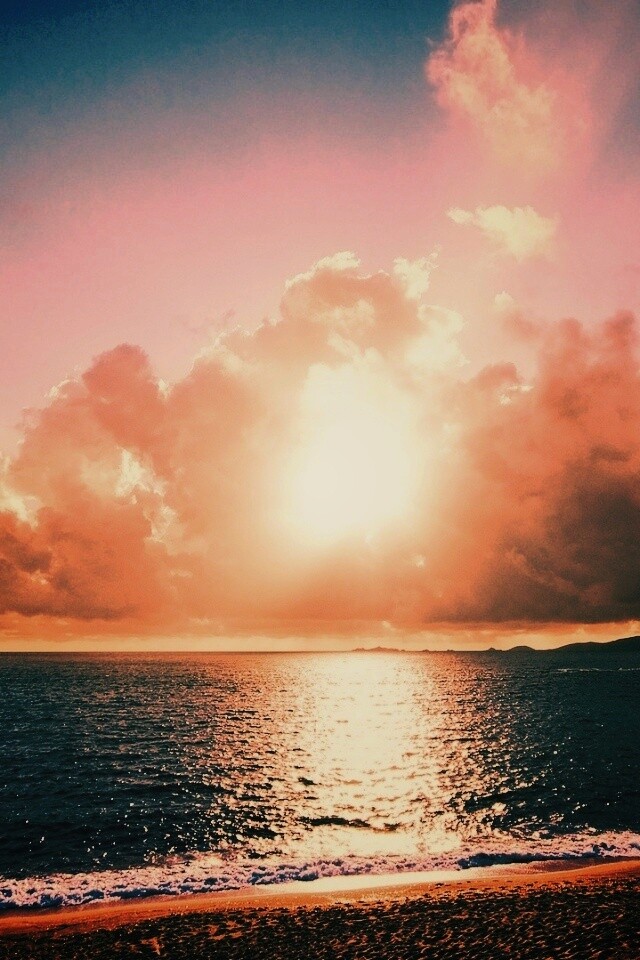 Солнечный пляж обои