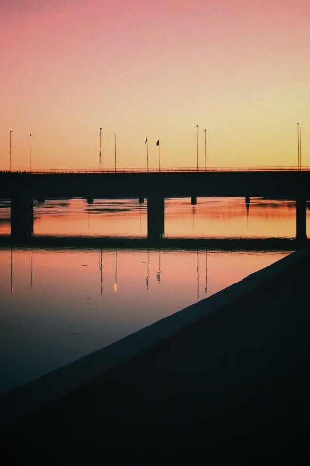 Живописный мост обои