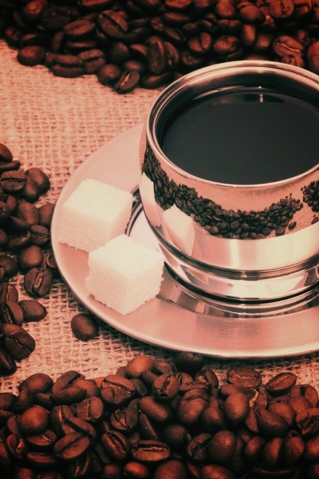 Кофе с сахаром обои