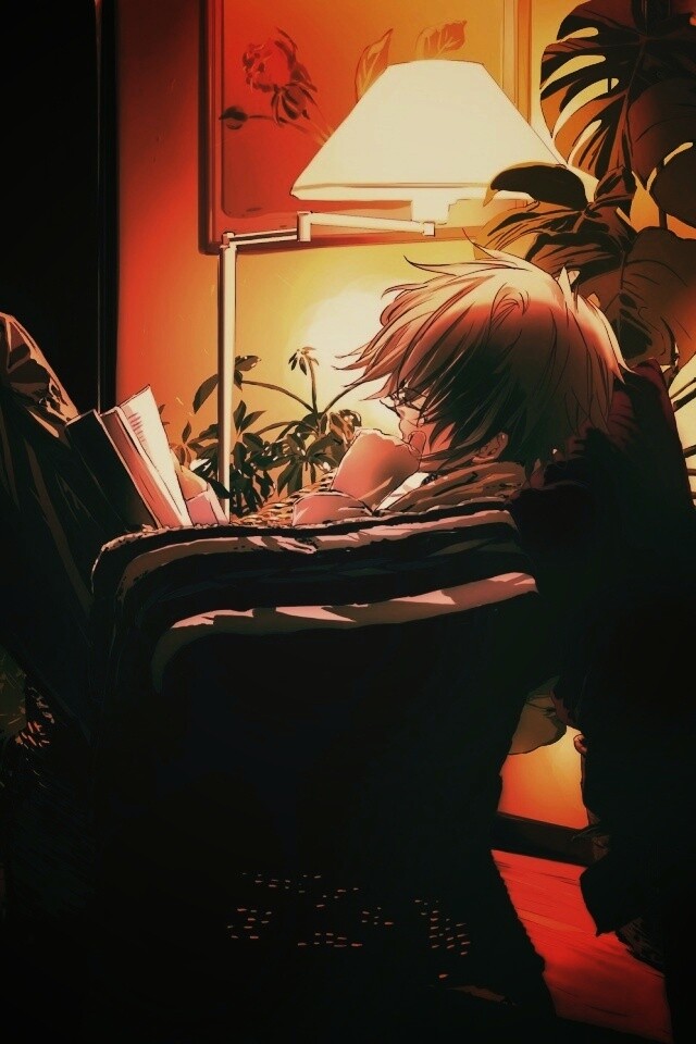 Парень с книжкой обои