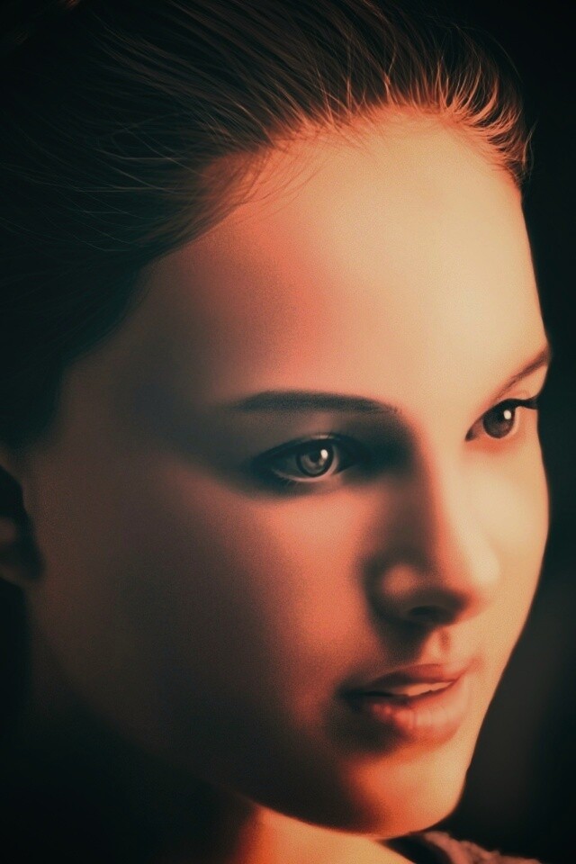 Лицо девушки обои