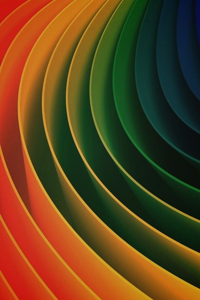 Радуга может быть такой обои