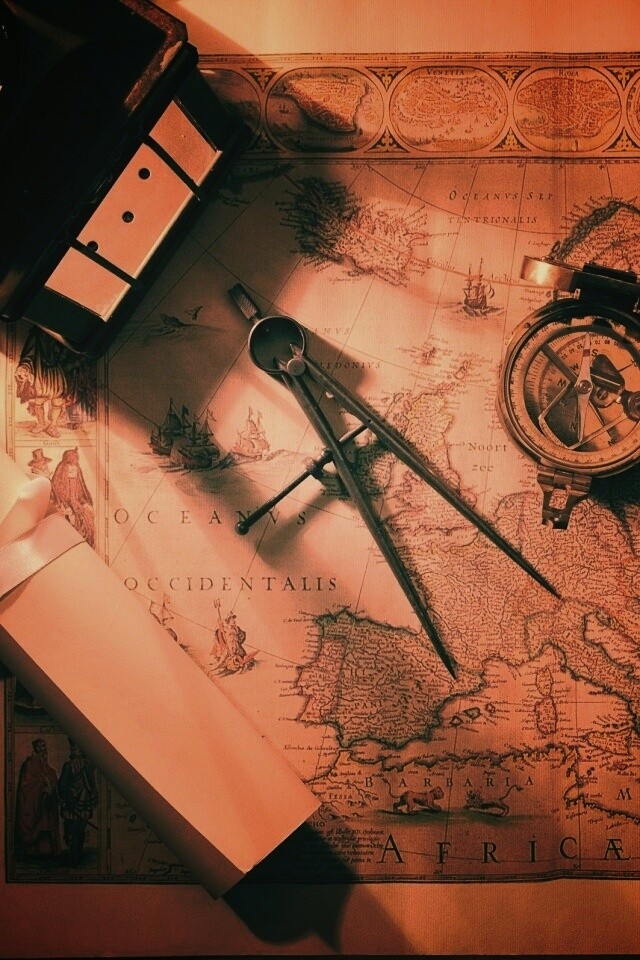 Карта путешественника обои