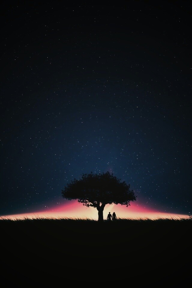 Звёздная ночь обои