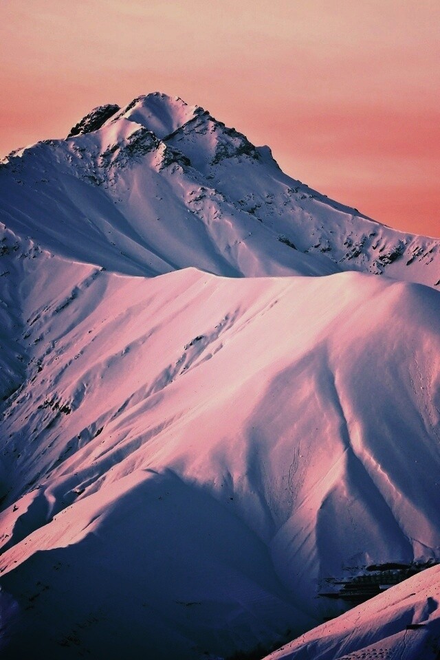 Снежные вершины обои