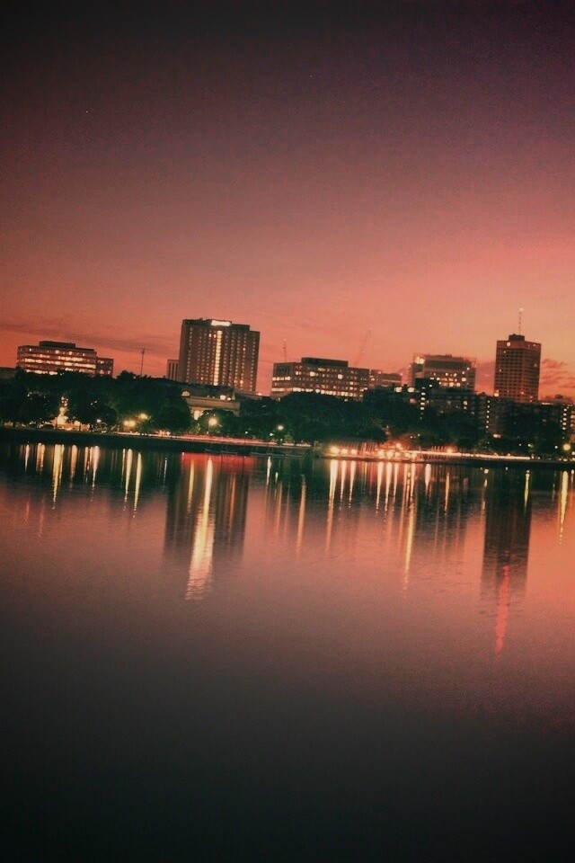 Панорама Бостона обои