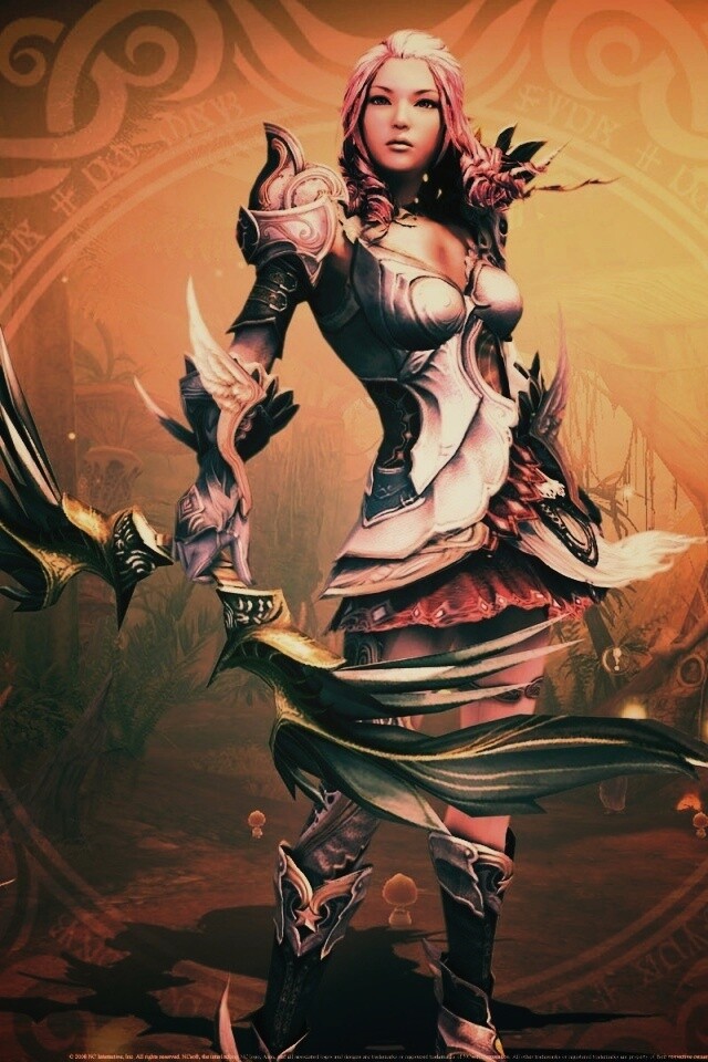 Лучница из Aion обои