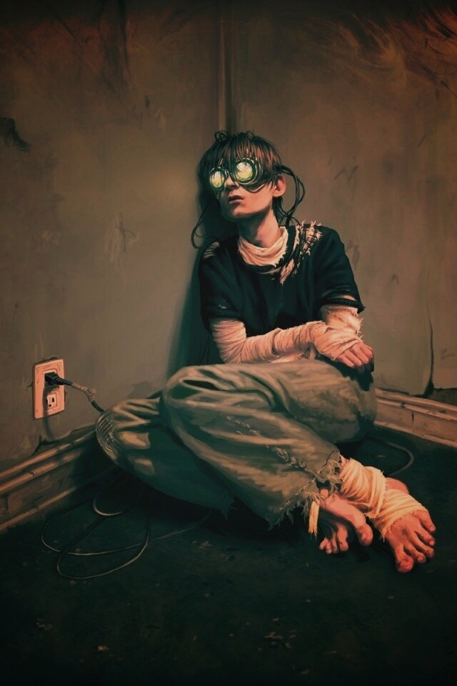 Потерянный в виртуальном мире обои