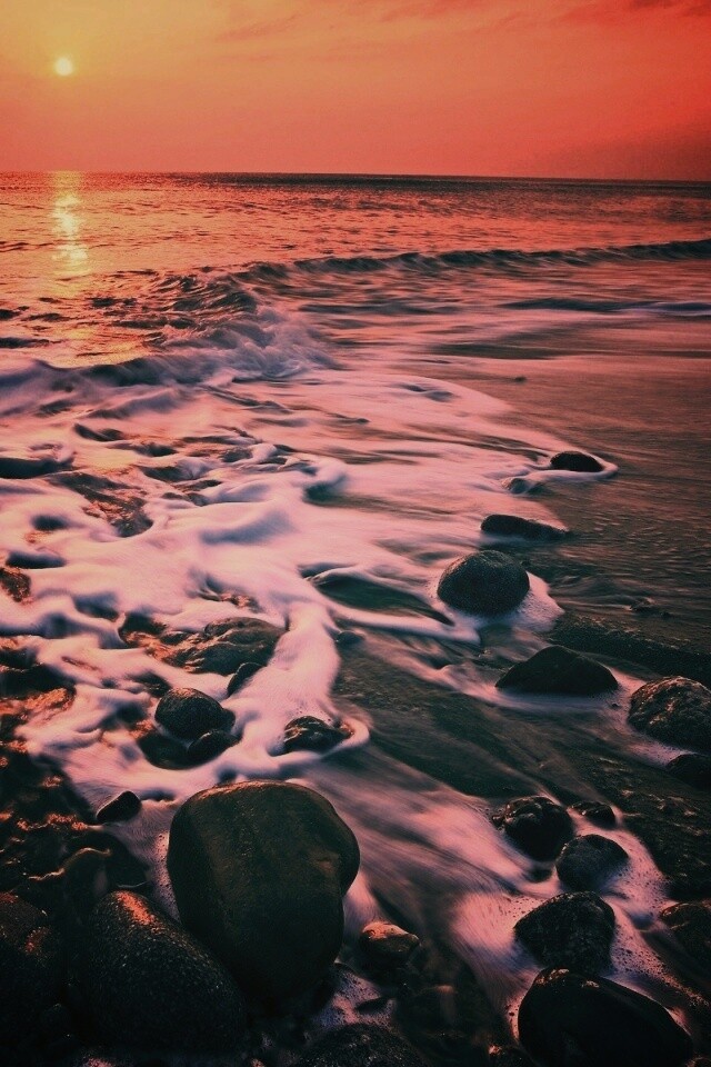 Каменистый берег обои