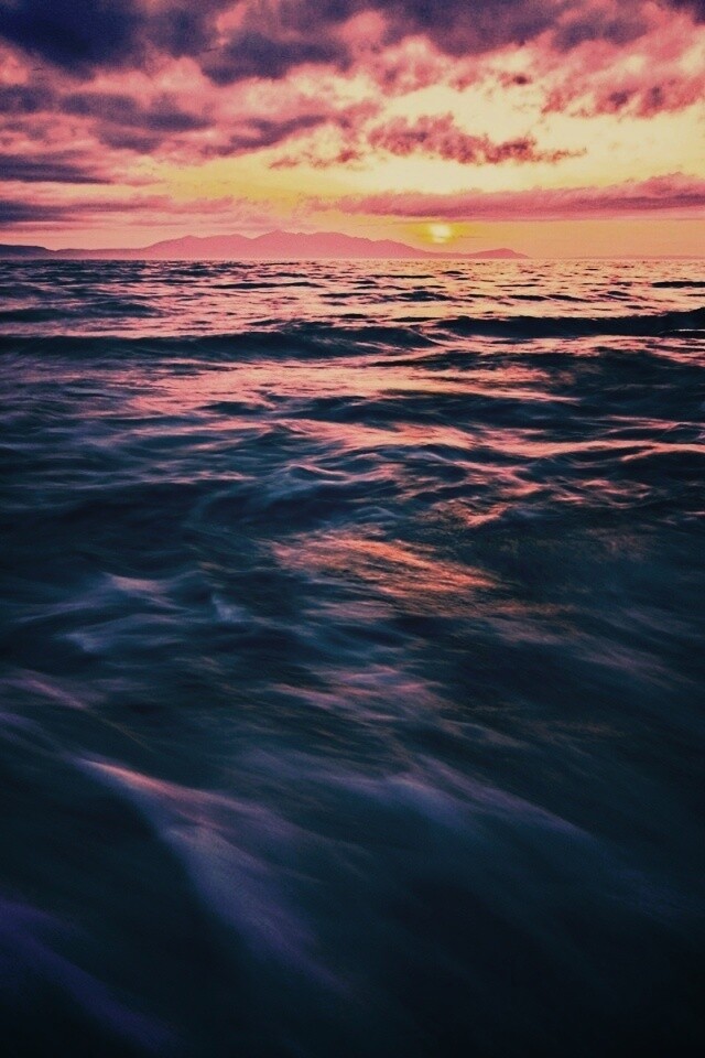 Красивый горизонт на море обои