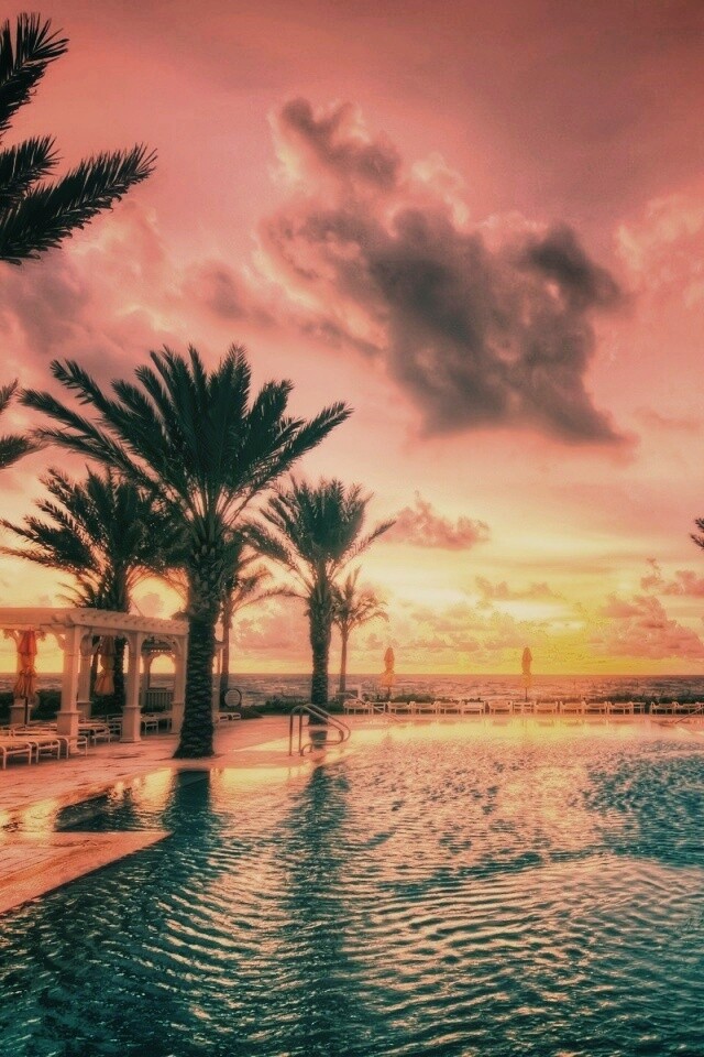 Бассейн обои