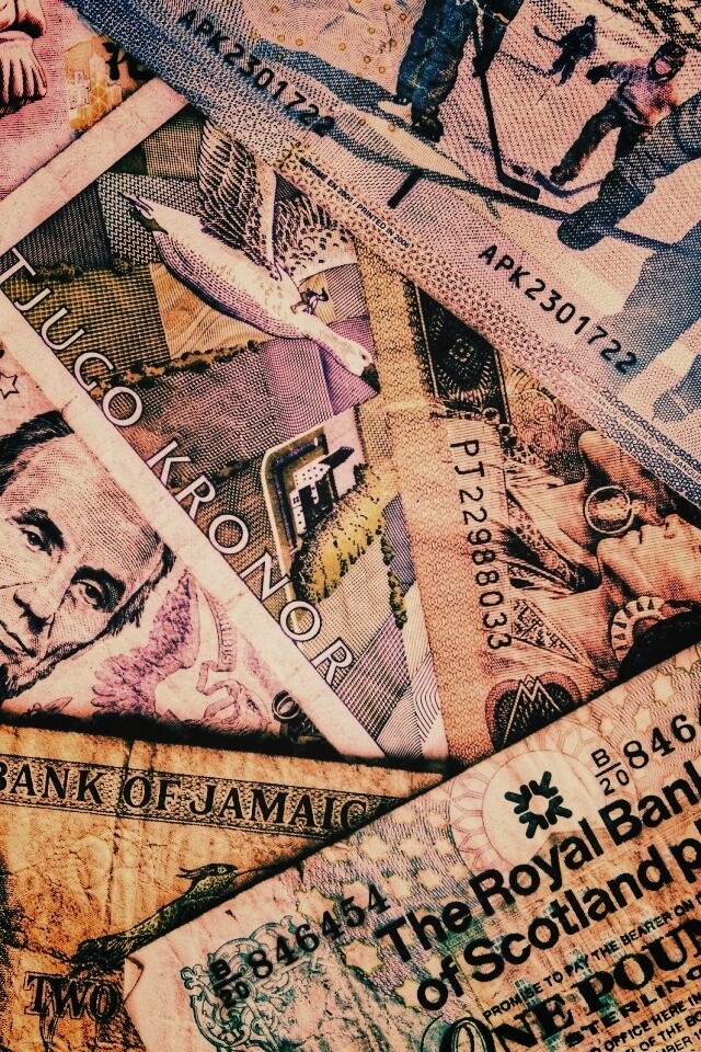 Купюры из разных стран обои