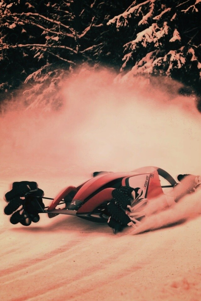 Концепт снегохода обои