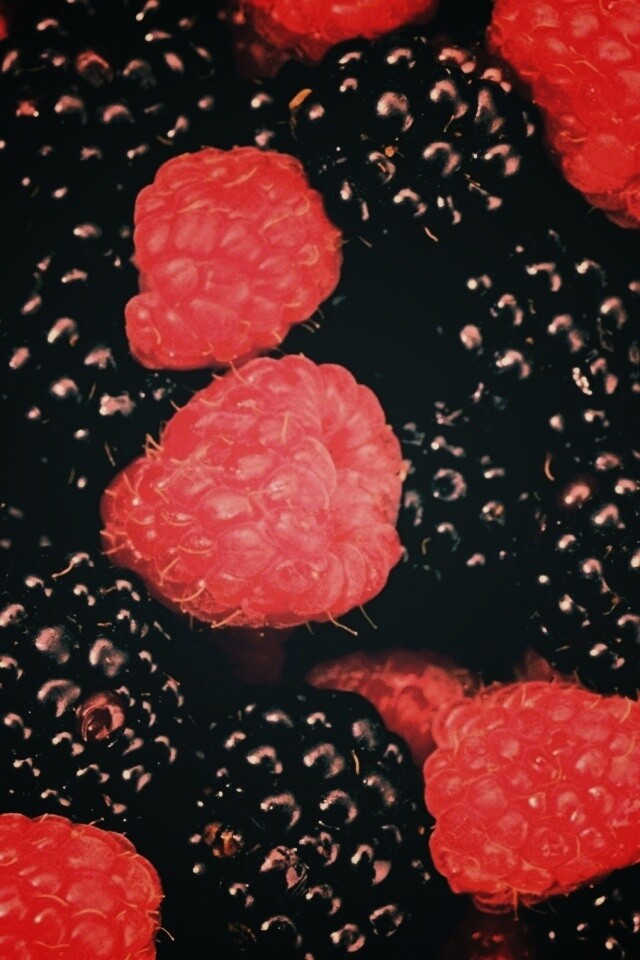 Малина и ежевика обои