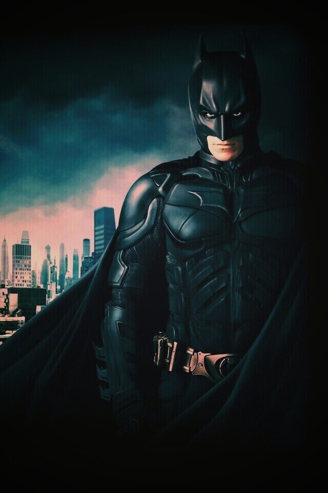 Бэтман над Готамом обои
