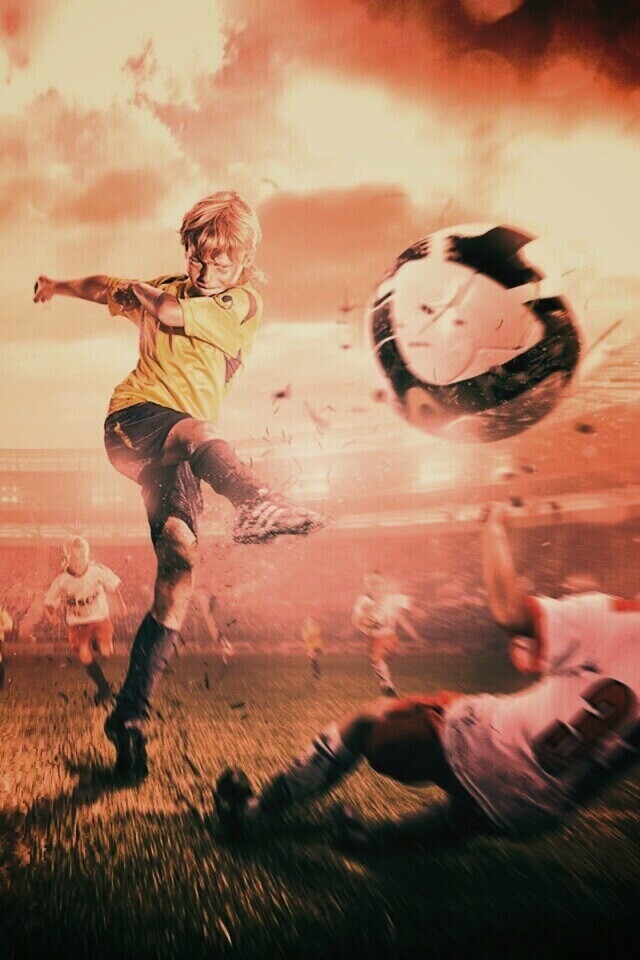 Игра в футбол обои