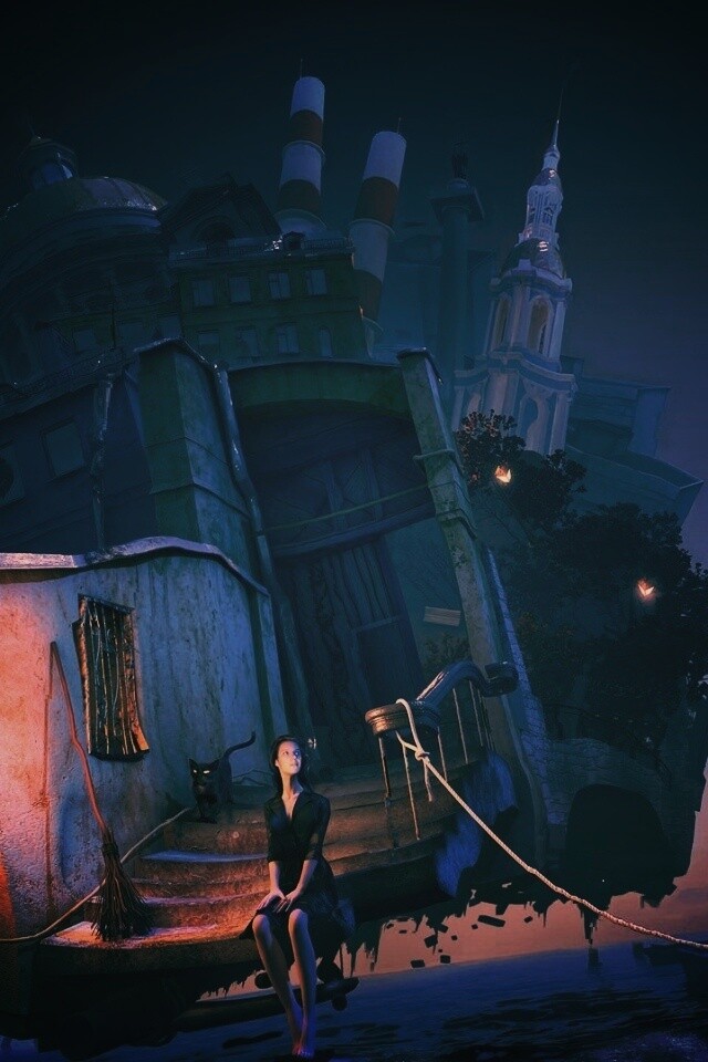 Мрачный Питер обои