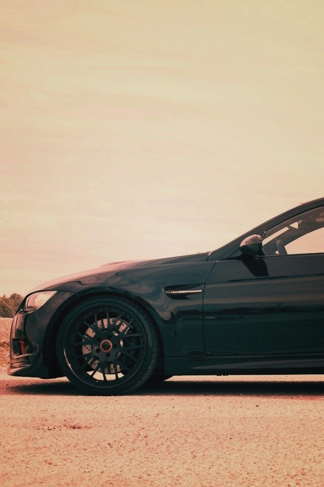 BMW и девушка обои