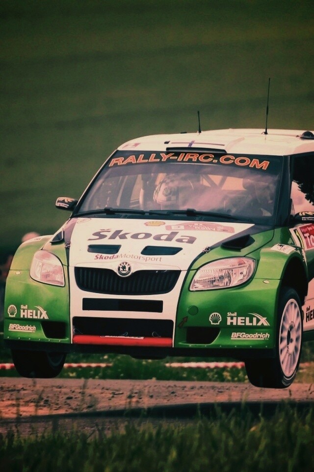 Раллиййная Шкода обои