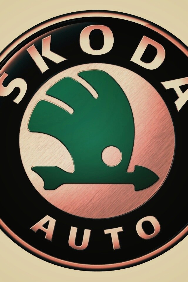 Логотип Skoda обои