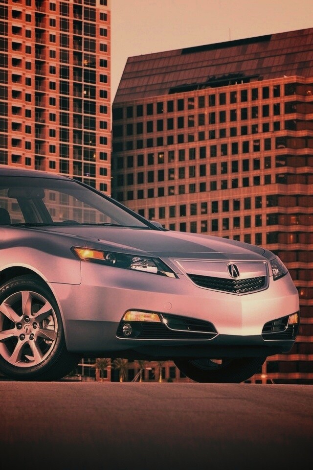 Acura  в городе обои
