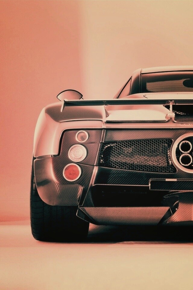 Pagani Zonda сзади обои