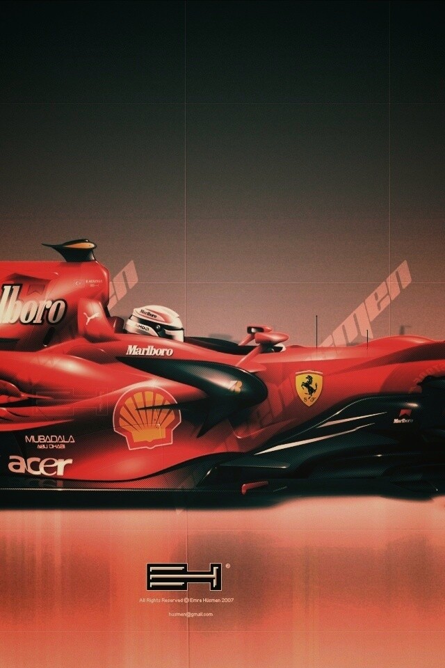 Болид Феррари обои