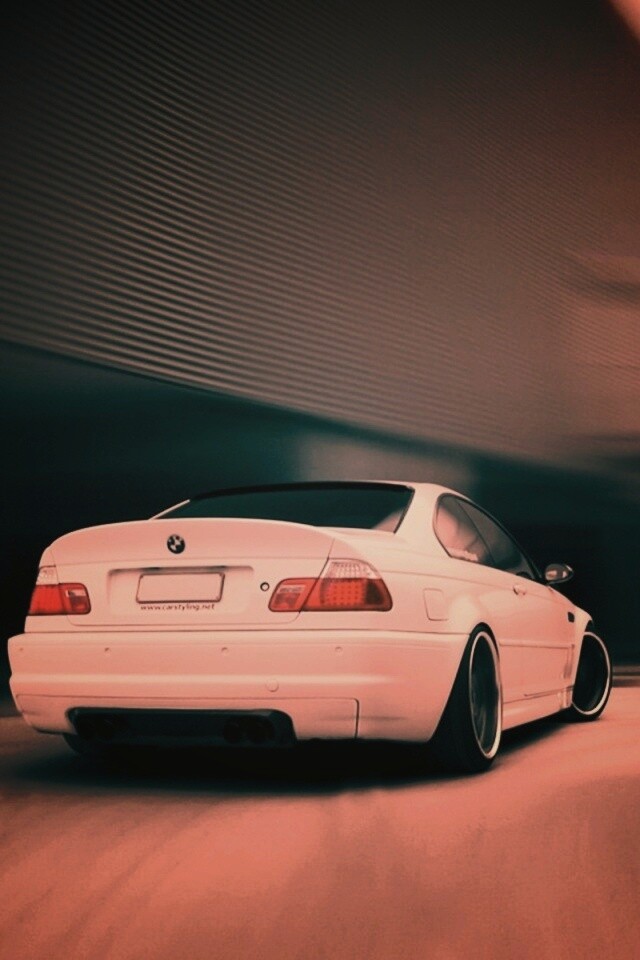 Белый БМВ обои